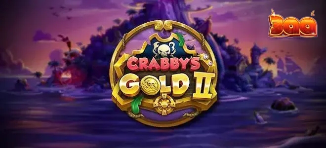 Interface de jogo do slot Crabby’s Gold II com tema pirata